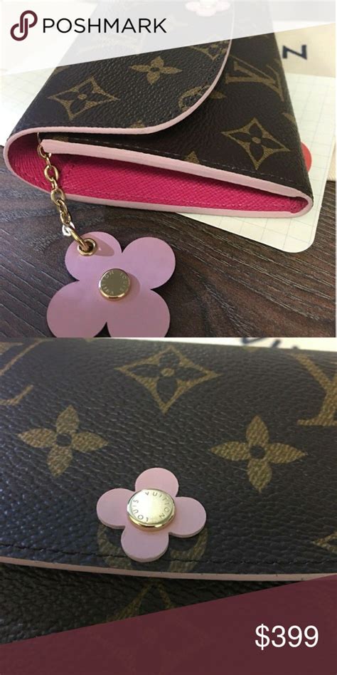 louis vuitton wallet pink flowers|Louis Vuitton wallet women pink.